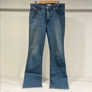 Good American Medium Wash Flare Jeans